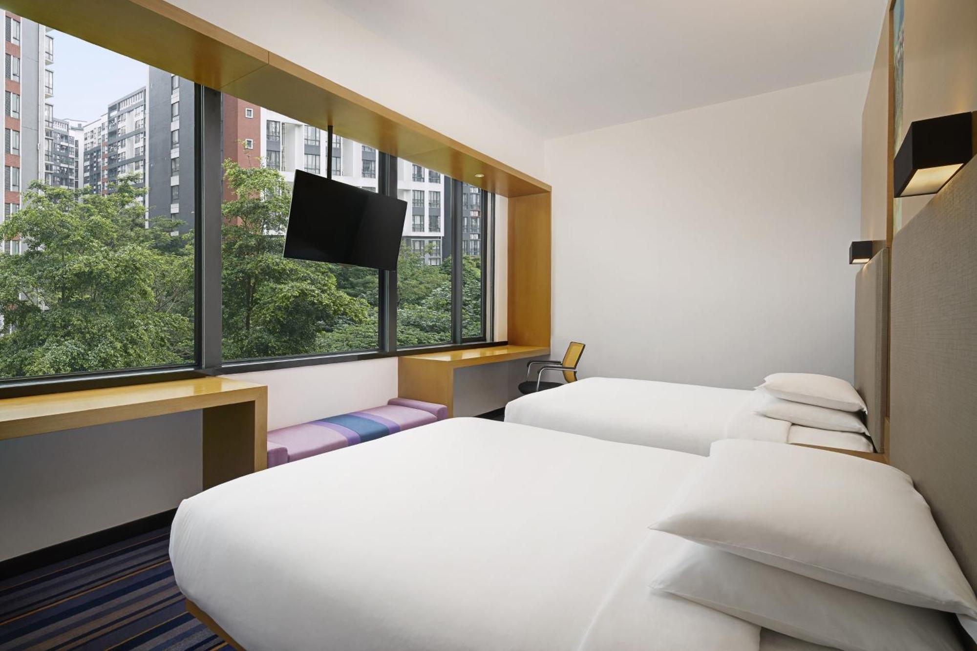 Aloft Guangzhou University Park Exterior foto