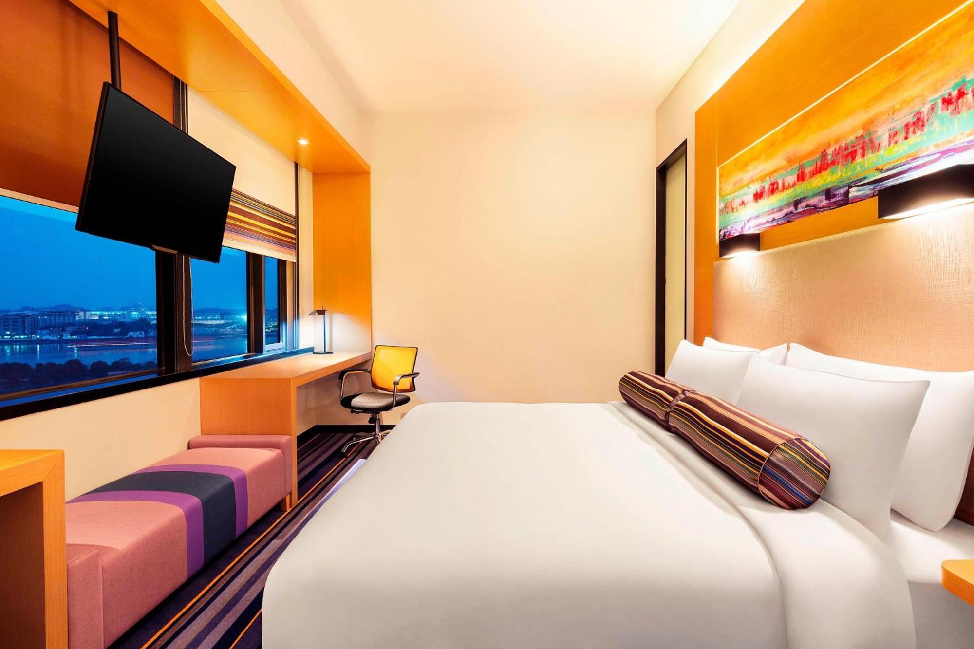 Aloft Guangzhou University Park Exterior foto