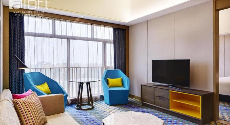 Aloft Guangzhou University Park Exterior foto