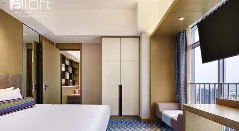 Aloft Guangzhou University Park Exterior foto