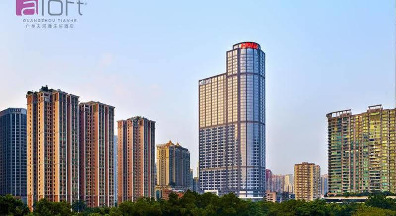Aloft Guangzhou University Park Exterior foto