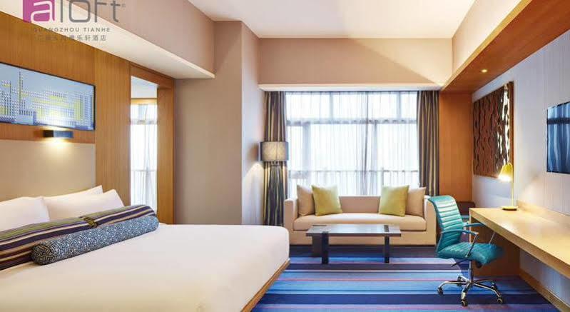 Aloft Guangzhou University Park Exterior foto