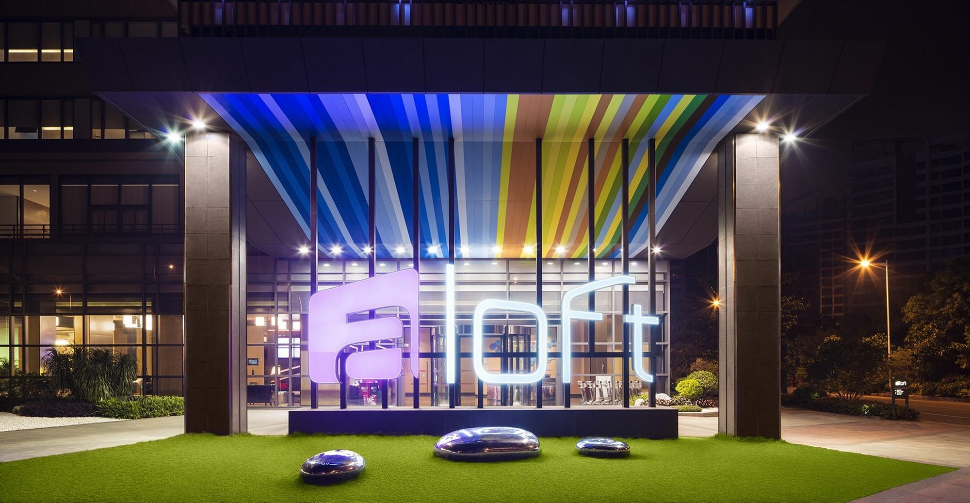 Aloft Guangzhou University Park Exterior foto